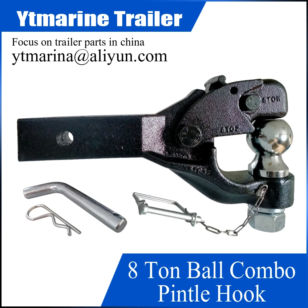 

Heavy Duty 8 Ton Ball Combo Pintle,Tow Hook,Receiver Arm Hitch Towing,trailer accessory