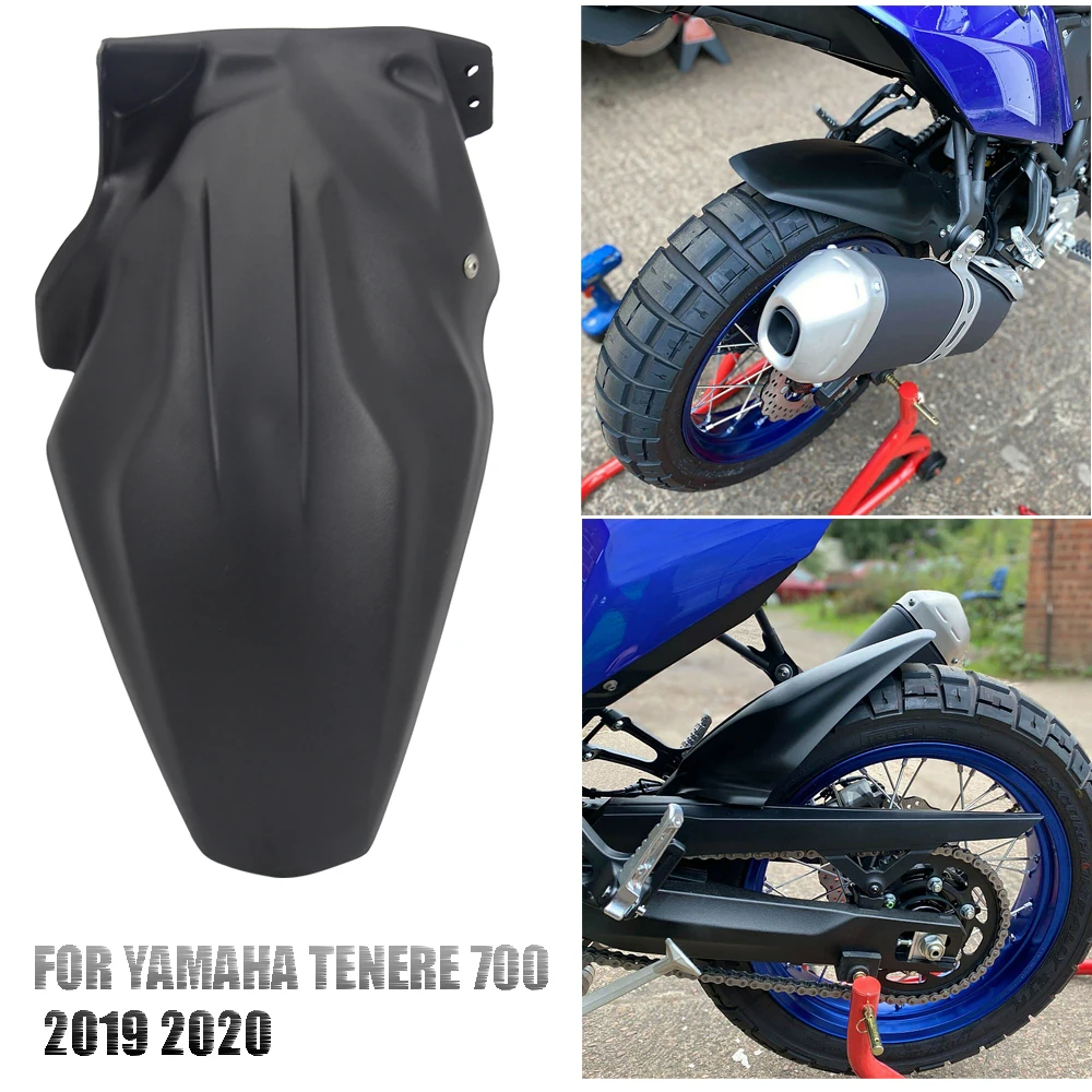 

NEW For Yamaha Tenere 700 Tenere700 XT700Z 2021 2020 2019 Rear Hugger Motorcycle Rear Fender Mudguard Tire Hugger Splash Guard