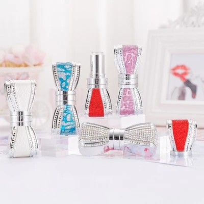 

12.1mm Diamond Bowknot Lipstick Tube High Grade Lip Balm Tubes Cosmetic Bottles Tubes