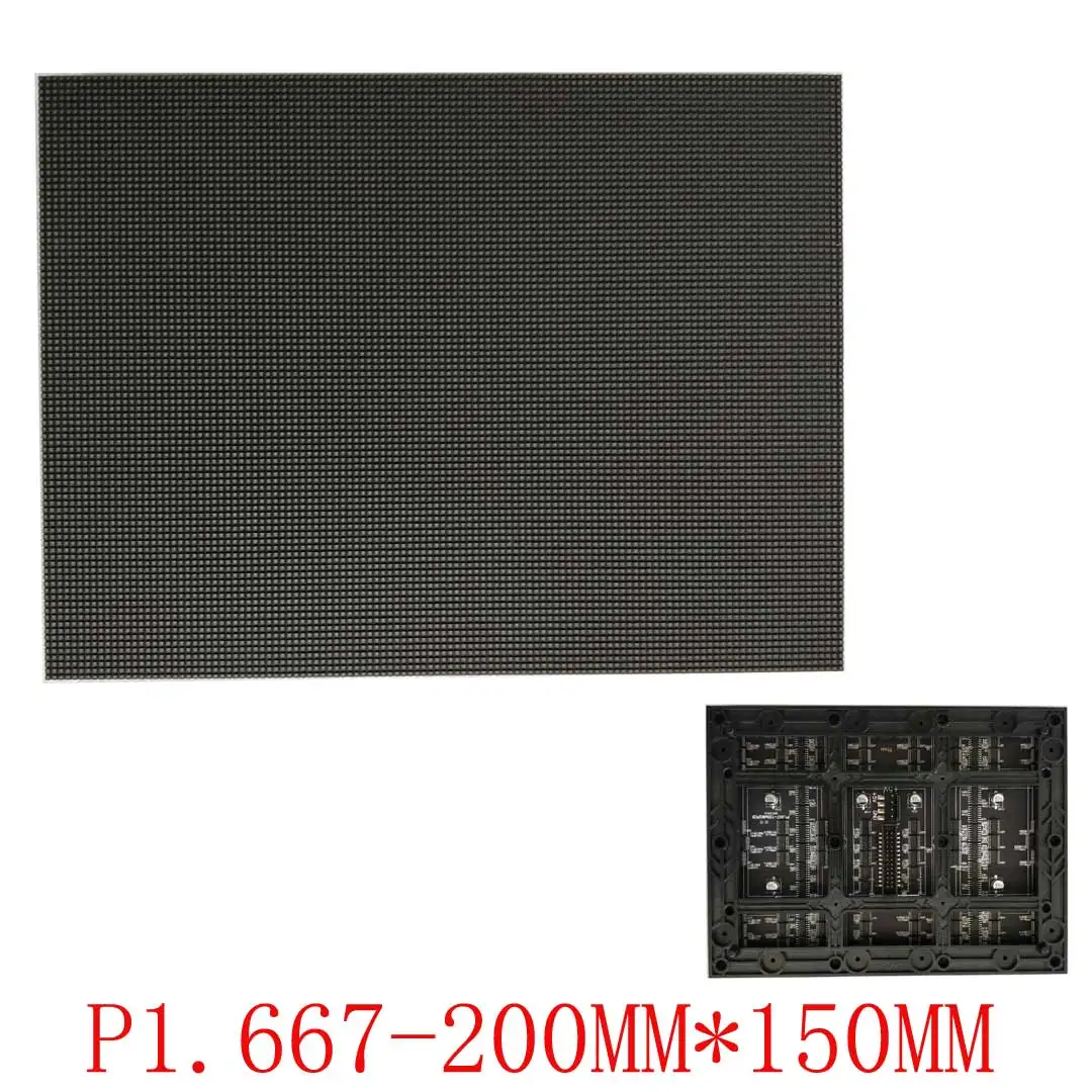 Indoor LED Display P1.667 200mmX150mm Module HD TV Wall Advertising Screen