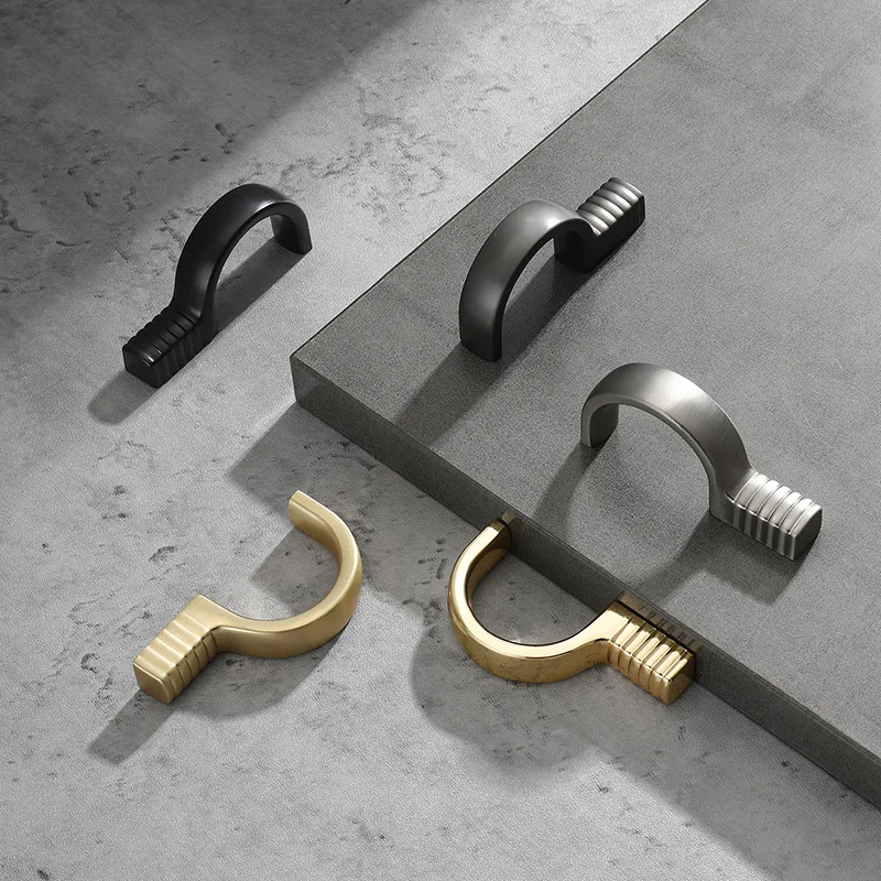 Wardrobe Drawer Knob Furniture Handle Hardware Kitchen Cabinet Door Handle American Modern Simple Home Decoration
