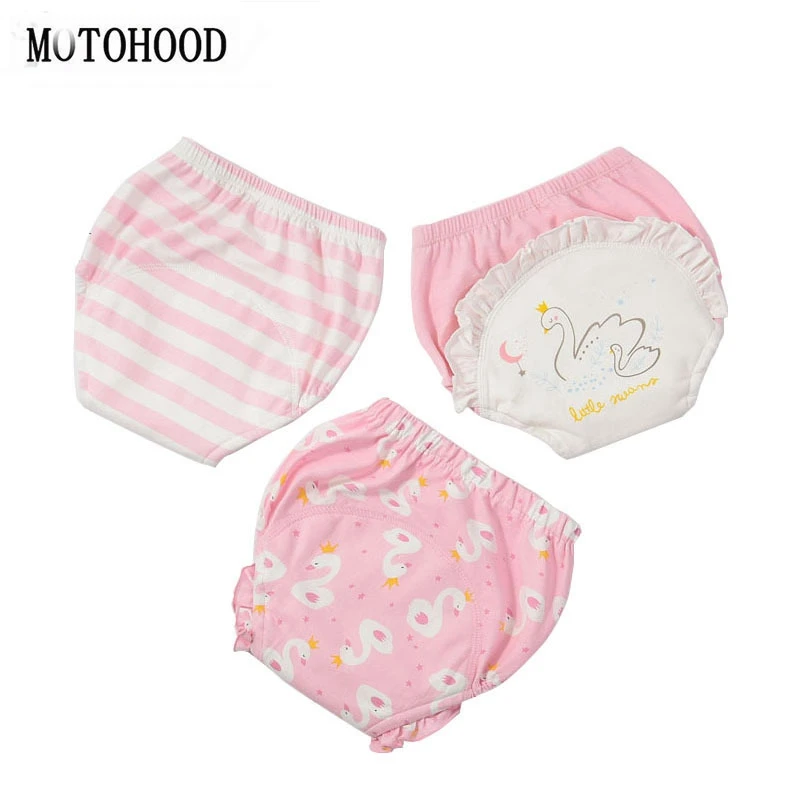 

MOTOHOOD 3pcs Baby Reusable Diaper Cloth Diaper Baby Underpants Learning Pee Diaper Diaper Cover Training Diaper Cover Washable