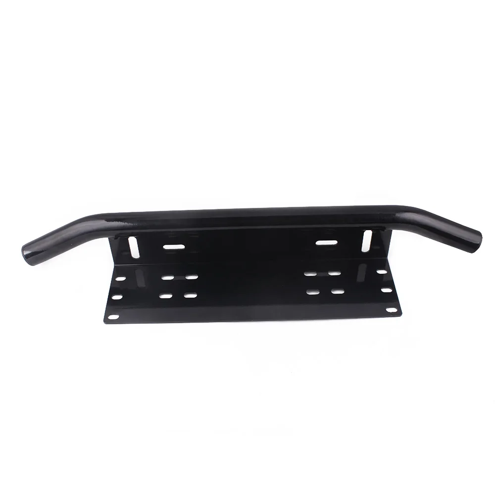 RASTP-Aluminum Universal Bull Bar Front Bumper License Plate Log Light Mount Bracket For SUV Truck Vehicle RS-BTD017