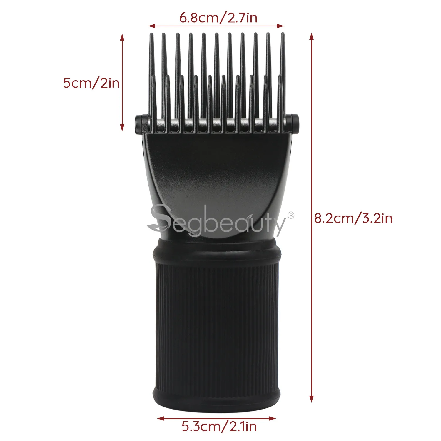 Segbeauty Hair Diffuser Dryer Comb Attachment Hair Blower Concentrator Nozzle Brush Attachments Hairdressing Styling Salon Tool