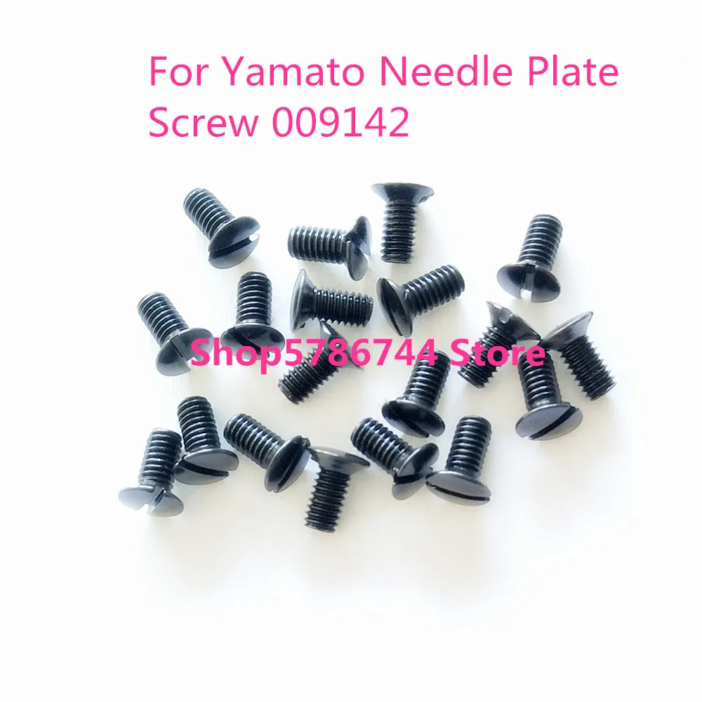 Needle Plate Screw #009142 For YAMATO Interlock Sewing Machine VG2700,VG3721,VC2400,VC2500,VC2840P,VC2700,VC2600,VF2400,VF2500