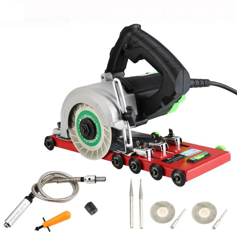 220V Floor Tile Cleaning Cutting Angle Grinder Ceramic Tile Special Power Tools Sewing Hook Dust-Free Cutting Sewing Machine