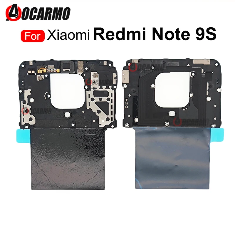 For Xiaomi Redmi Note 9S Wifi Antenna Signal Motherboard Cover NFC Module With Camera Lens Frame Repair Replacement Parts