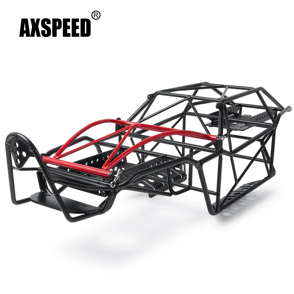 

AXSPEED полностью стальное шасси, рулон, каркас, Корпус Корпуса для Axial AXI03004, Капа 1/10, радиоуправляемая гусеничная машина для скалолазания, обновленные детали