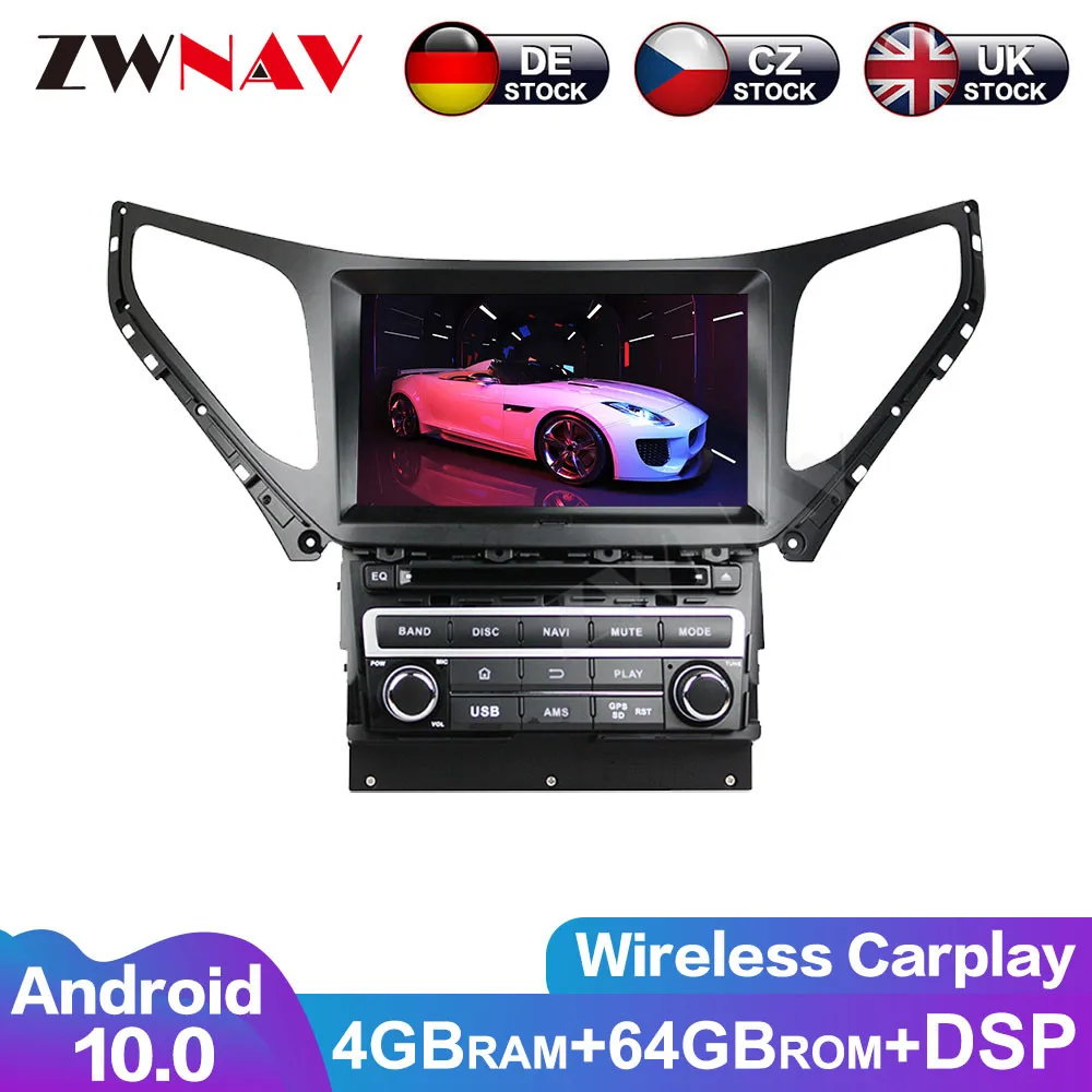 Android DSP 4+64G For Hyundai AZERA Grandeur i55 2016 + Car GPS Navi DVD Player Radio Multimedia IPS Screen Head Unit Stereo