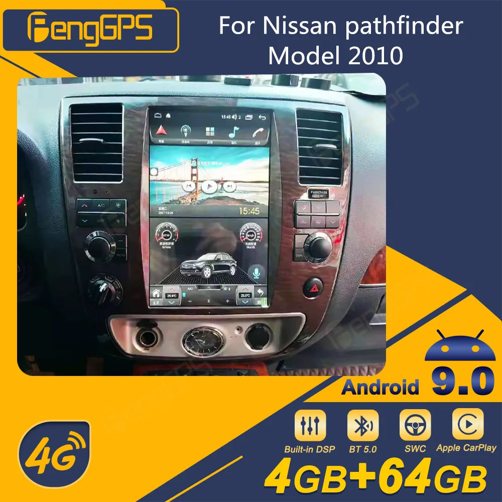 

For Nissan Pathfinder Model 2010 Android Car Radio Screen 2din Stereo Receiver Autoradio Multimedia Dvd Player Gps Navi