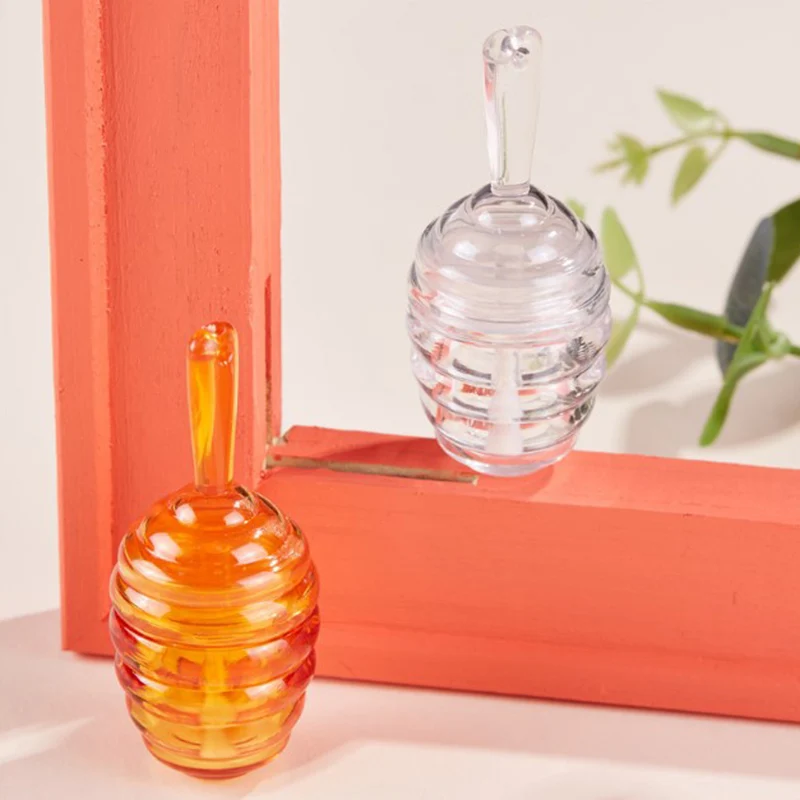 9ML Honeycomb Lip Gloss Tube Clear Amber Plastic DIY Lip Gloss Containers Bottle Mini Empty Cosmetic Container Tool