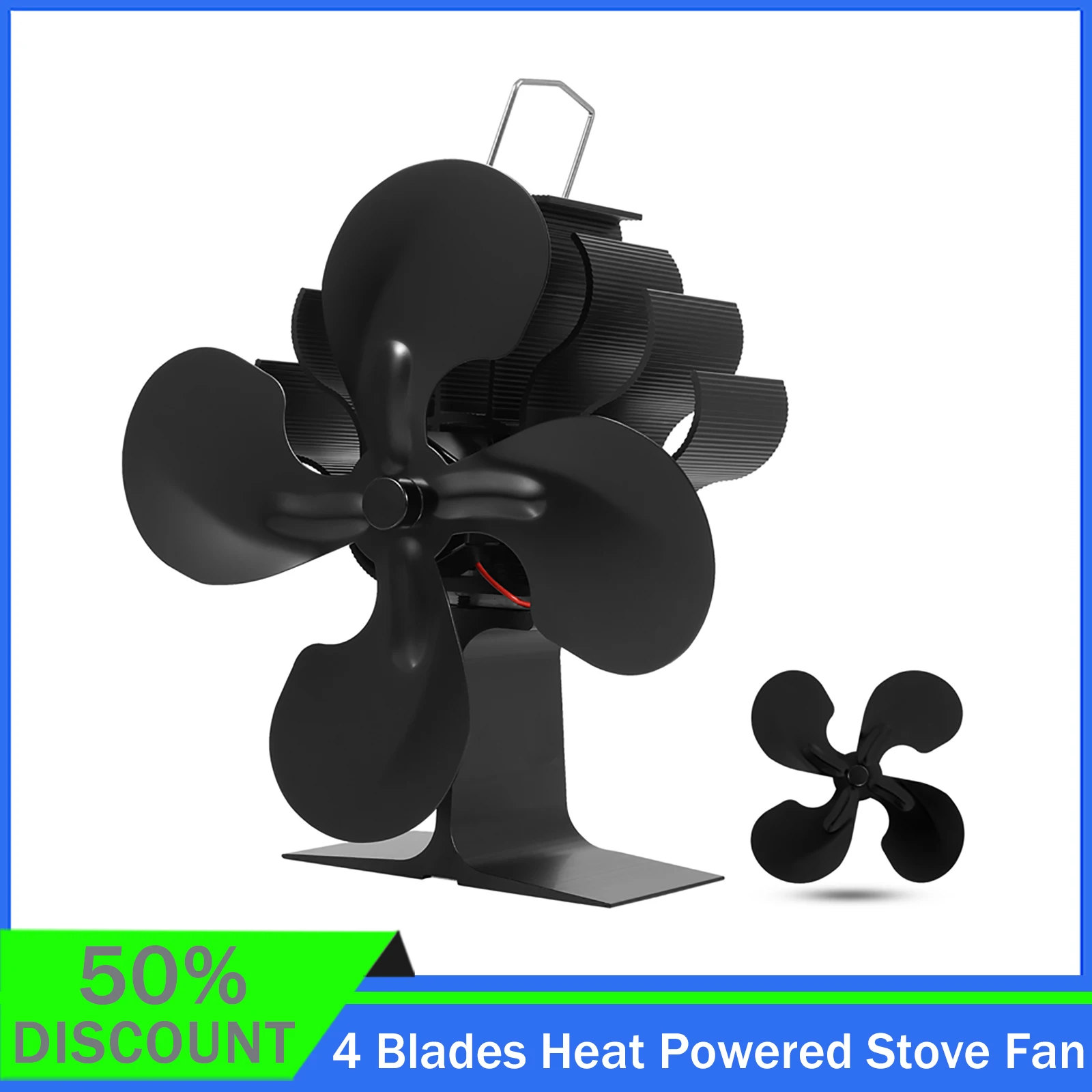 Store Sale Stove Fan Wood Stove Fans Fireplace Fan Heat Powered Fan With 4 Blade Stove Fan Good Quality