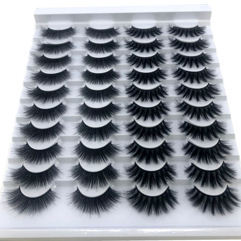 HBZGTLAD Mink Lashes 3D Mink Eyelashes 100% Cruelty free Lashes Handmade Reusable Natural Eyelashes Popular False Lashes Makeup