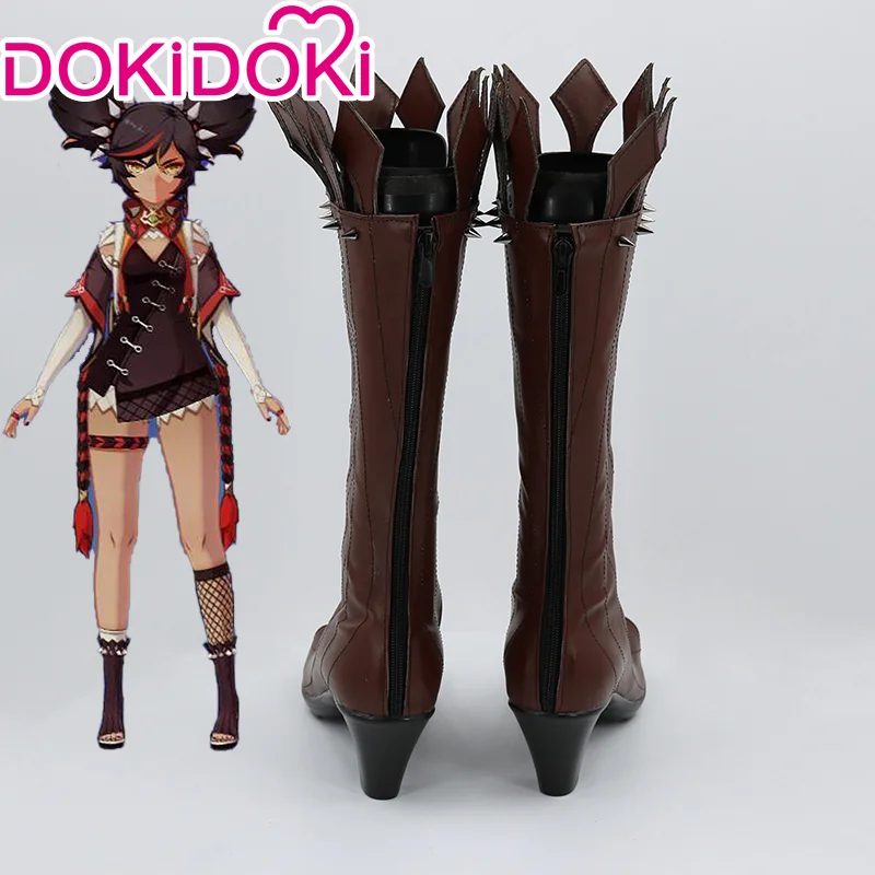 Xin Yan Cosplay Game Genshin Impact DokiDoki Cosplay Halloween Xin Yan  Wig Genshin Impact Drum Cosplay Xinyan Shoes Accessories