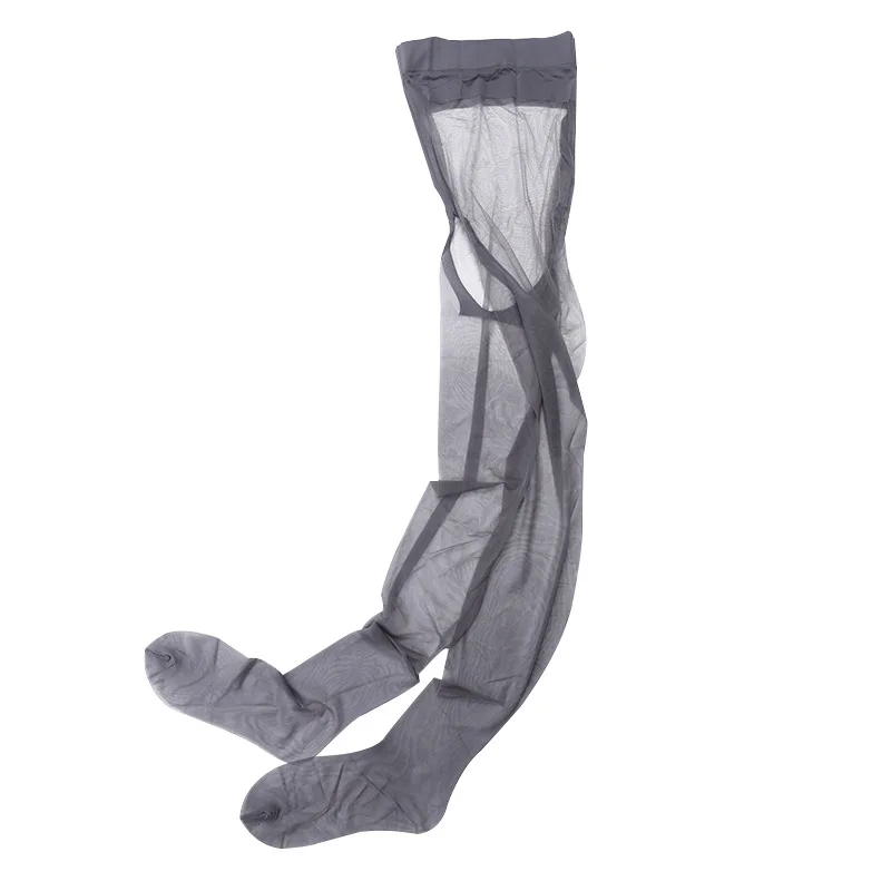 Collants transparents en Nylon Ultra-fins pour femmes, collants extensibles, Sexy, sans entrejambe, améliorés 1 D