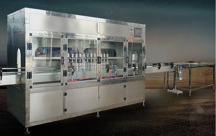 Độ Chính Xác Cao Làm Đầy Nước Kỹ Thuật Số Máy Làm Dầu Cọ 12 Vòi Phun Trung Quốc Dầu Thực Vật Máy Làm Đầy