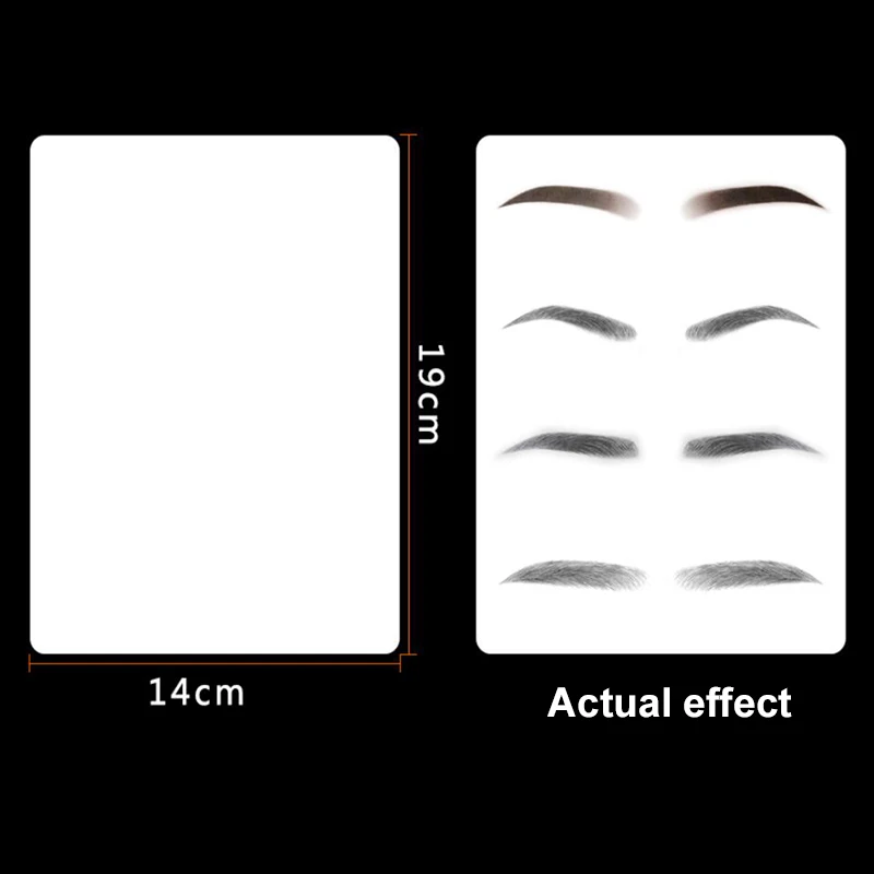 Double Side Eyebrow Tattoo Practice Skin Silicone Skin Kits Tattoo Supplies For Microblading Permanent Makeup Beginner PMU Set
