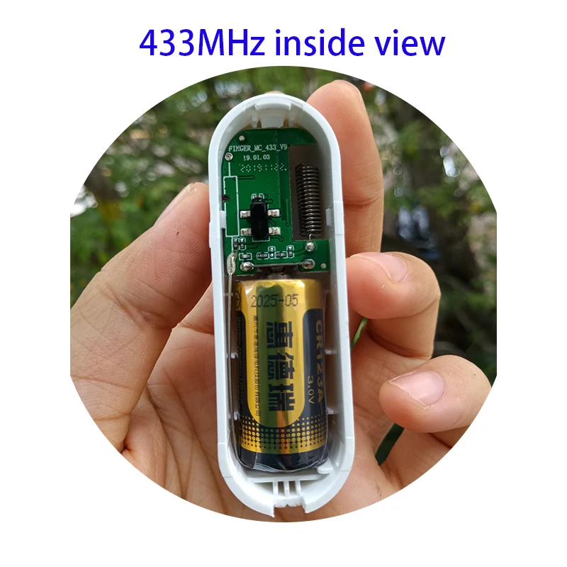 Wireless Mini Window Door Magnetic Switch Door Window Open/Close Sensor 433MHz/868MHz for Focus Alarm System Home Security