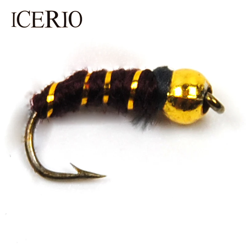 Cabezas Doradas Icerio – Ninfas Midge para Trucha y Besugo - imagen 2