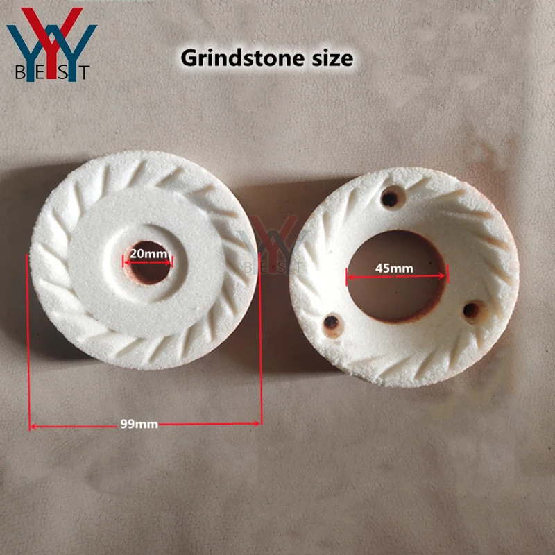 One set 100 type peanut butter grinder disc grain food grinding machine parts grind stone sesame nuts butter millstone disc