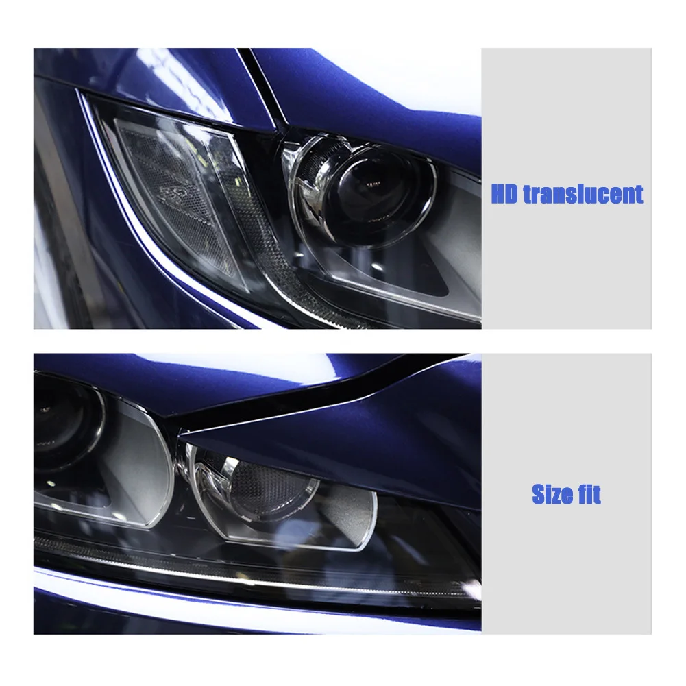 NEW For Jaguar XE X760 XF X260 F-Pace X761 E-PACE XJ X351 F-Type X152 Car Accessories Headlights TPU Smoked Black Protector Film