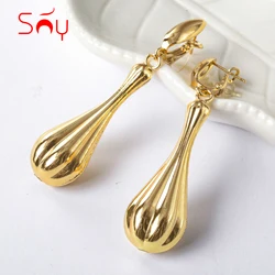 Sunny Jewelry Fashion Drop Earrings Copper African Nigeria Gold Plated Bohemia Style For Women High Quality Classic Party Gift
