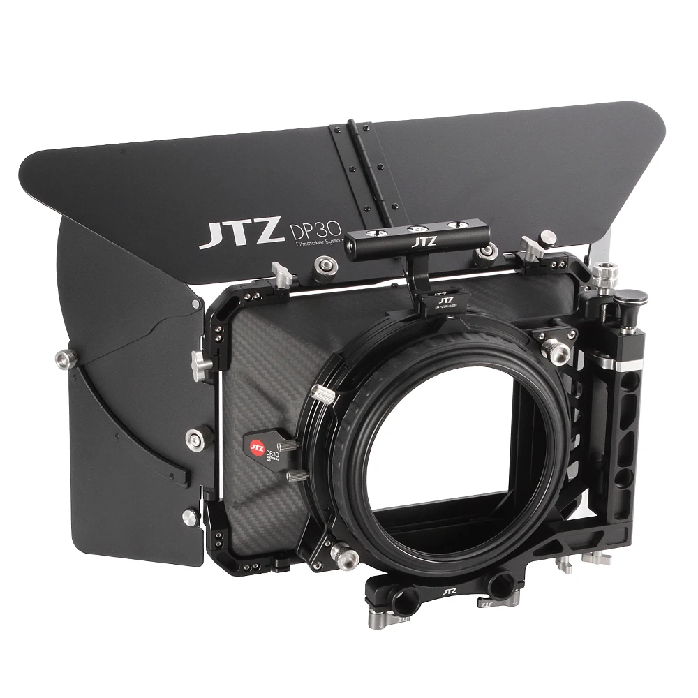 

JTZ DP30 Cine Carbon Fiber 4"x4" Matte Box 15mm/19mm For Sony ARRI RED A7 A7S A7R2 A7RM2 A6500 A7000 GH4 GH5 GH6 FS5 C100 BMPCC