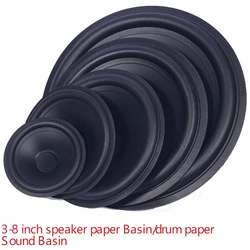 Horn Paper Cone Cone Cone Drum Paper Rubber Edge Foam Edge Pressed Cone Horn Accessories 3 Inch-8 Inch