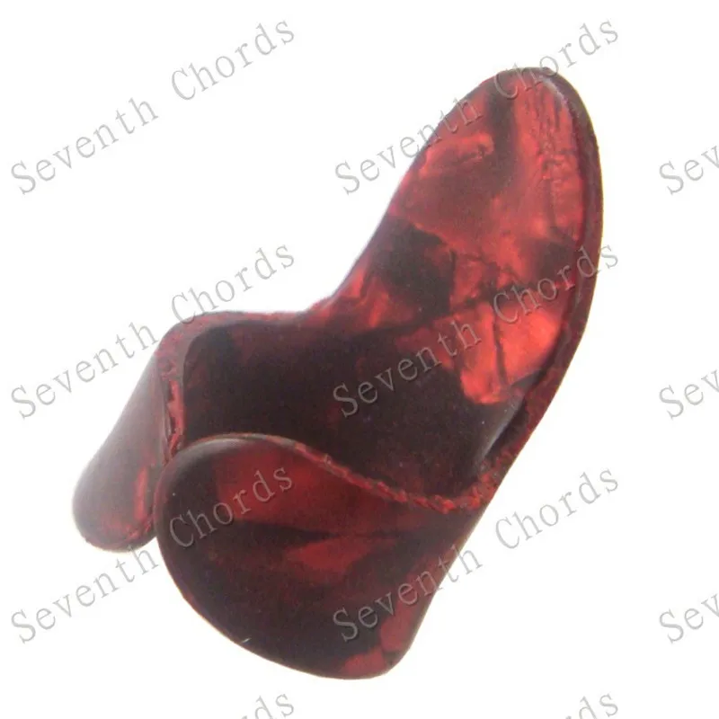 Zelluloid-3-Finger-Picks, 1 Daumen-Pick als Set, Gitarren-Picks, Plektren, Gitarren-Zubehör, Teile – Detail 8