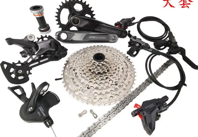 

DEORE M6100 groupset 12S hydraulic brake MTB bike bicycle 170mm 175mm 32t 34t