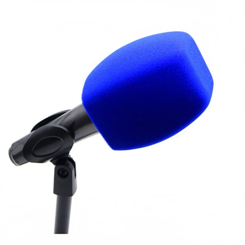 1 Piece Broadcast Microphone Foam Windscreen Sponge Mic Cover Windshields for Handheld Interview microphone 3 colors