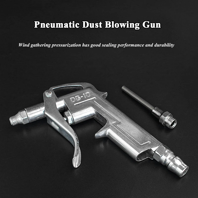 Pneumatic Air Dust Blower Aluminum/Plastic Cleaning Handhold Power Tool Dust Removal Powerful Air Compressor Air Pump Device