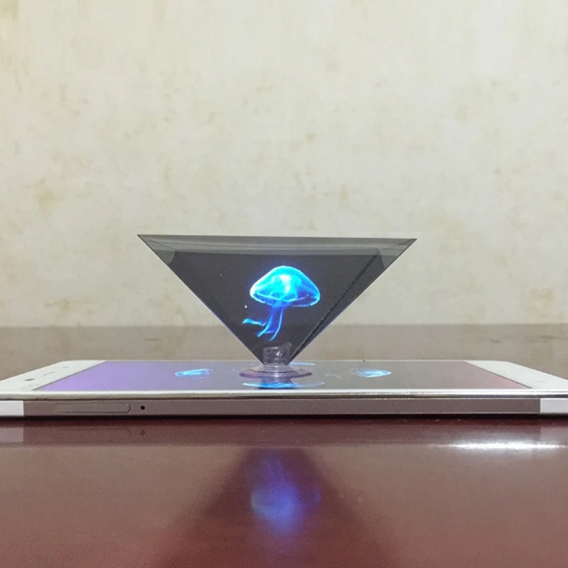 3D Hologram Projector 360-Degree Images Smartphone Hologram Corporate Product Display Cartoon Interaction