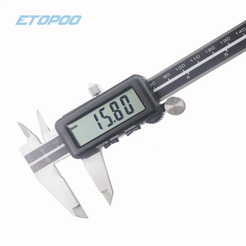 150mm 6 \'\'pum Full Screen LCD Digital Caliper HD Full Screen Full Metal elettronico corsoio calibro micrometro strumento di misurazione