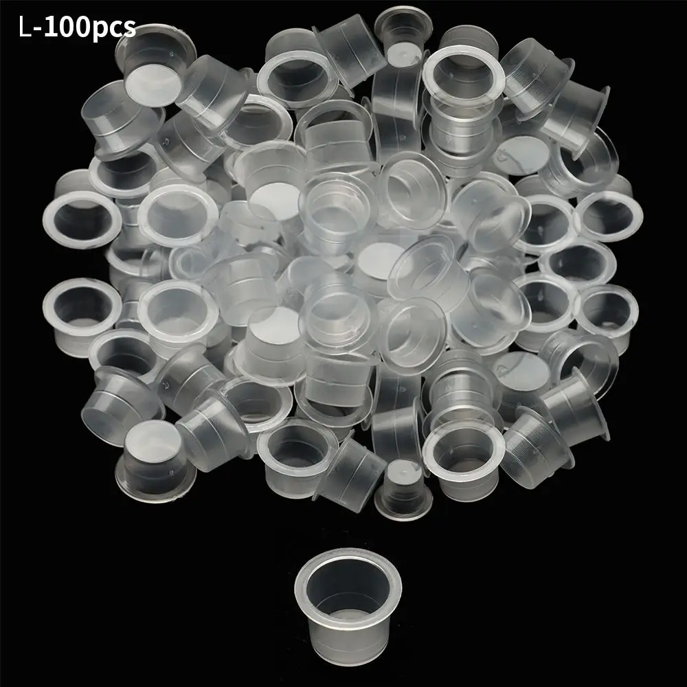 

Large Medium Small Makeup Container Holder Disposable Plastic Cups Pigment Cup Ink Caps