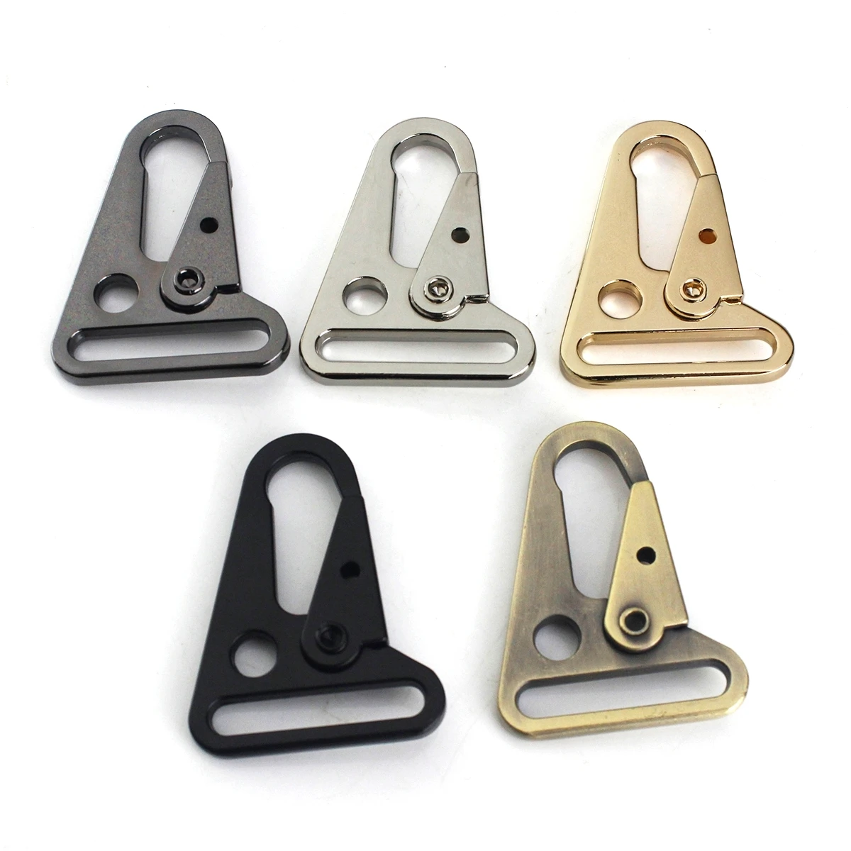 1pcs Metal Olecranon Hook Buckles Trigger Clips Buckles for Leather Strap/ Belt Bag Backpack Webbing Pet Leash Hooks 3 Sizes