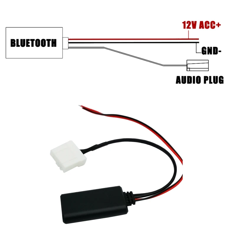 Car Wireless Bluetooth Module Music Adapter Aux Audio Cable For Mazda 2 3 5 6 Mx5 Rx8