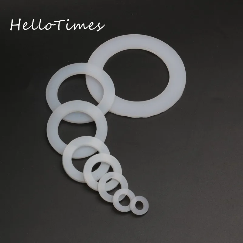10 sztuk 1/4 "3/8" 1/2 "3/4" 1 "20/25/32/40/50mm silikonowa płaska uszczelka o-ring pierścień uszczelniający podkładka hydrauliczna kran podkładka pierścień uszczelniający