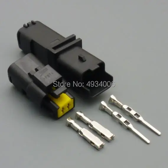 Worldgolden 2 pin male female waterproof  Temperature Sensor headlight FO light connector 211PC022S0049 211PC02280081