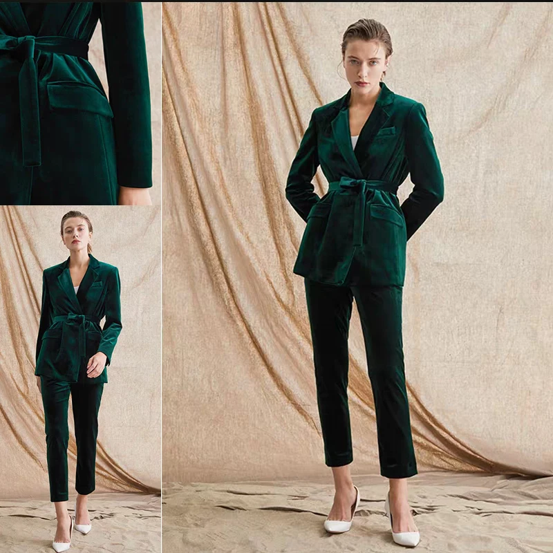 

Latest Fashion Office Lady Blazer Peaked Lapel Lace Up Vintage Women Suits Loose Retro Daily Casul Business Wear Jacket