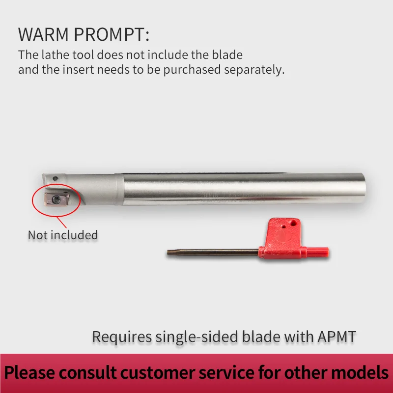 BAP 300R milling cutter Roughing right angle milling CNC boring bar for APMT1135 milling blade Machining handle Milling Tool bar