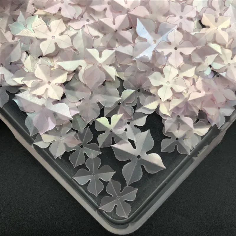 30g 10mm 20mm Windmill Tetrafolium Dull  Loose Sequins Paillettes For Sewing ,Shoes,Hat,Kids DIY,Crafts Accessories Wholesale