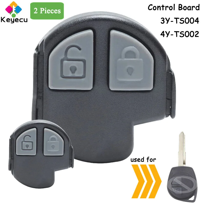 

KEYECU 2 Pieces Remote Car Key Board With 2 Buttons 315MHz 433MHz for Suzuki Swift 2007 2008 2009 - 2013 Fob 3Y-TS004 4Y-TS002