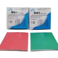 6 Boxes Dental Lab Wax Sheet Wax Thin Base Wax Denture Casting Wax for Making Metal Palate