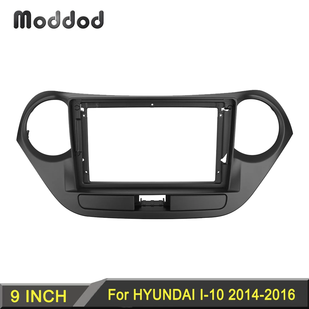 

9 дюймов Радио панель для HYUNDAI I-10 2014-2016 левый стерео GPS DVD плеер установить Панель объемный Даш Комплект рамки