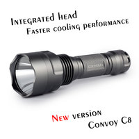 Convoy C8 Most Powerfull Flashlight with Cree XM-L2 Linternas 18650 Grey Torch Fishing Camping Lamp Lanterna Latarka Zaklamp