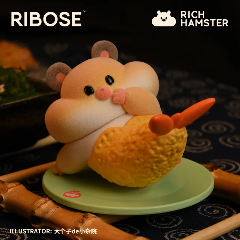 

USER-X RIBOSE's Rich Hamster Japanese cuisine Series of Blind Box Toys Doll Cute Anime Figure Gift kawaii Birthday Christmas