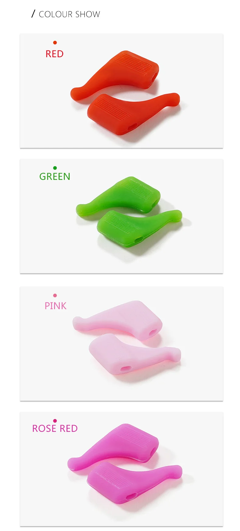 Brillen-Ohrgriff – rutschfeste Gummi-Ohrbügel – weicher, bequemer Anti-Rutsch-Halter, Silikon-Ohrbügel, Halter für Brillen – Detail 4