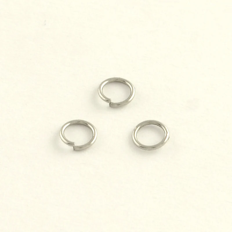 500pcs 3mm 15mm Stainless Steel Close Unsoldered Jump Rings Split Rings Connector Necklace Bracelet Earrings Findings