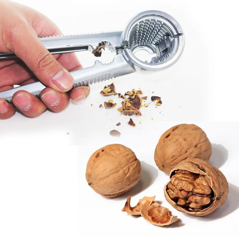 Hot Multifunction Crack almond Walnut Pecan Hazelnut Hazel Filbert Nut Kitchen Nutcracker shell Clip Tool Clamp Plier Cracker